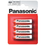 Panasonic Zinc Carbon AA Batteries - 4 Pack - R6