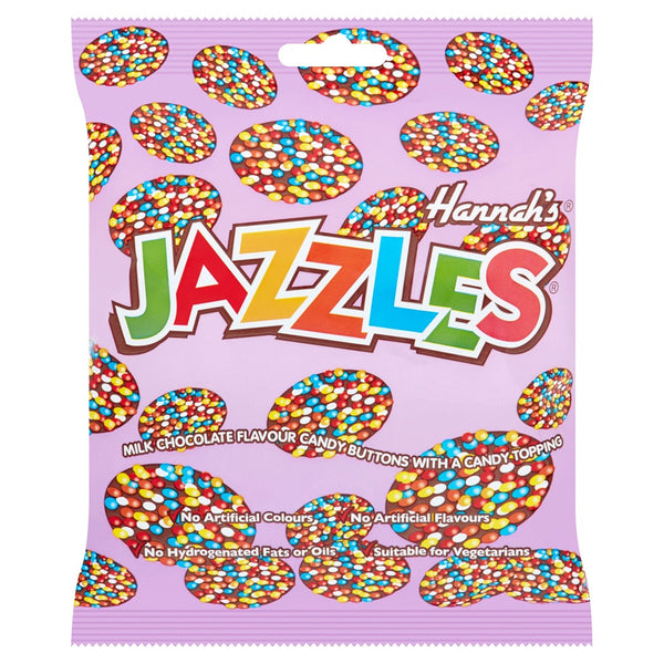 Hannahs Chocolate Jazzles | Milk Chocolate with Candy Topping, 140g