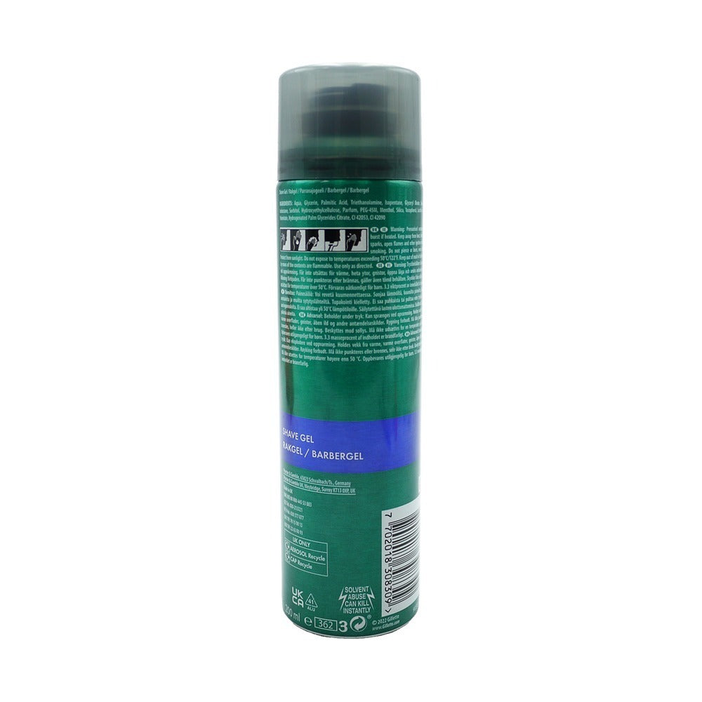 Gillette Mach 3 Close & Fresh Shaving Gel - 200ml