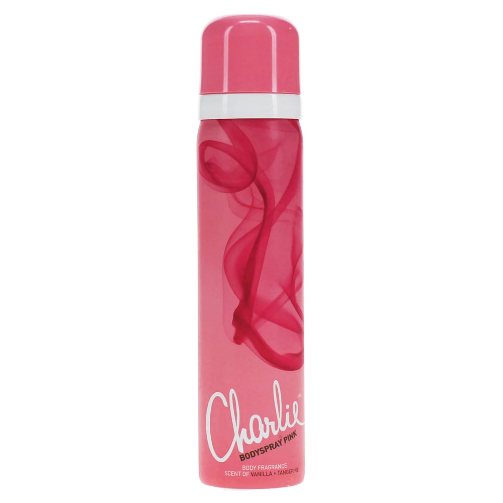 Charlie Refreshing Scent Spray | Pink | Vanilla & Tangerine Fragrance | 75ml
