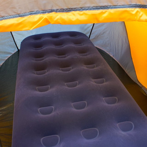 Milestone Durable Flocked Single Airbed 