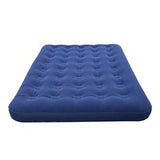 Milestone Flocked Double Airbed 
