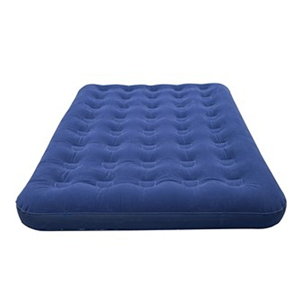 Milestone Flocked Double Airbed 