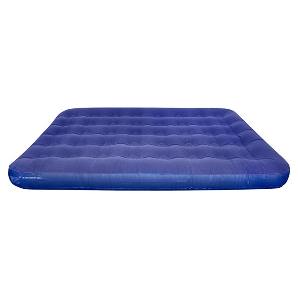 Milestone Flocked Double Airbed 