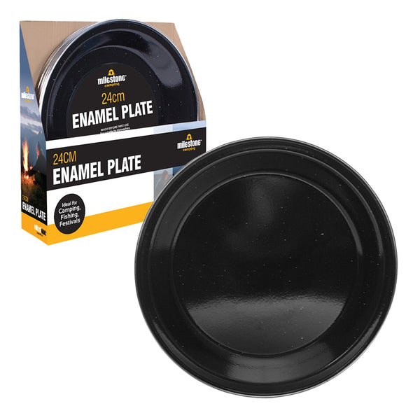 Milestone Enamel Soup Plate | 24cm 