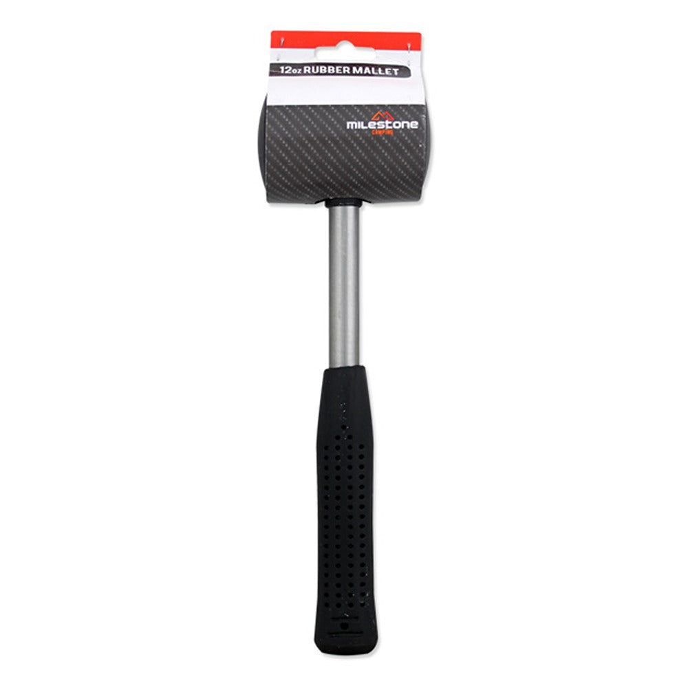 Milestone Rubber Mallet 12 oz | Shock-Absorbing, Non-Marring Head