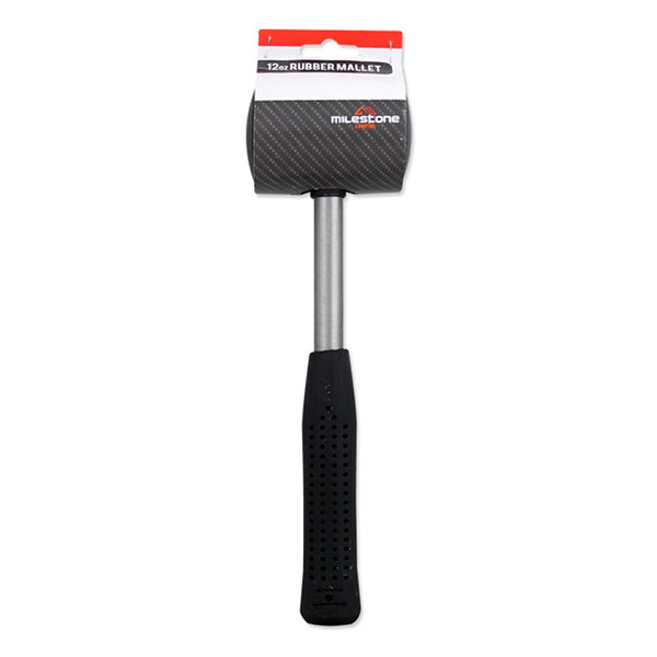 Milestone Rubber Mallet 12 oz | Shock-Absorbing, Non-Marring Head