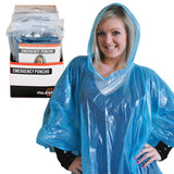 Milestone Emergency Poncho Rain Protection | Lightweight, One Size, Compact Pouch