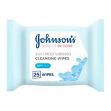 Johnson & Johnson Face Care Moisturising Wipes | 25's | For Dry Skin