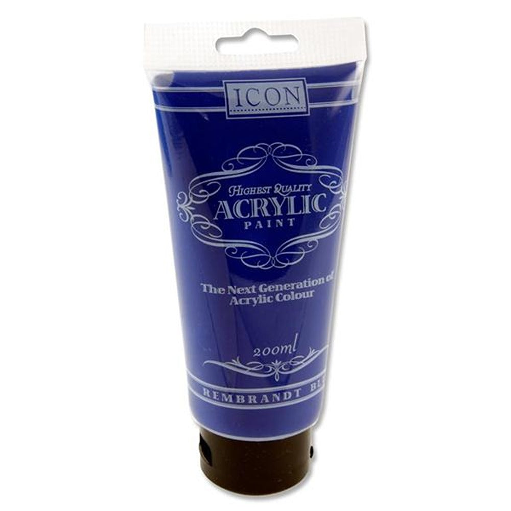 Icon Professional Acrylic Paint in Vibrant Rembrandt Blue