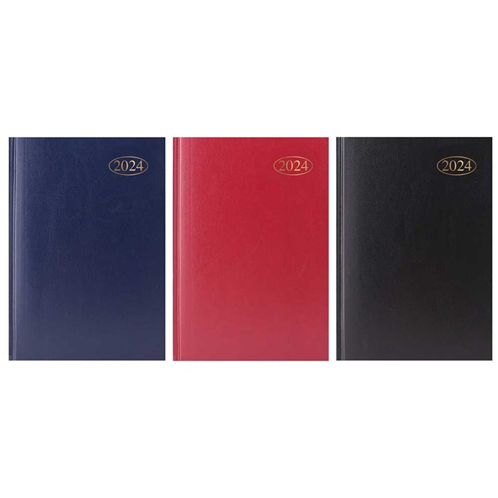 Tallon A6 Week to View Hardback Casebound Diary | Assorted Colours