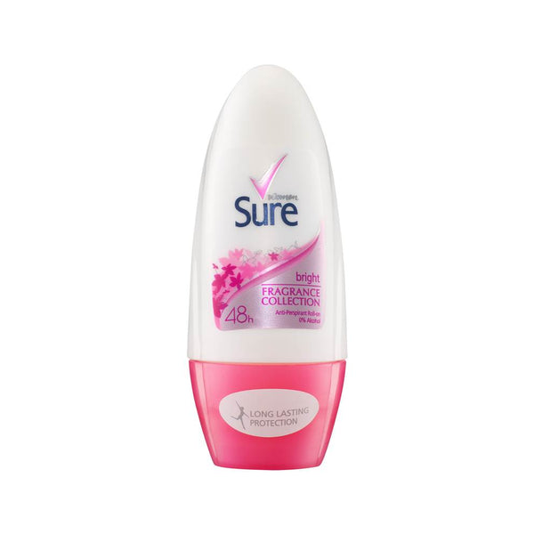 Sure Bright Bouquet Roll-On Anti-Perspirant | 48-Hour Protection, 0% Alcohol