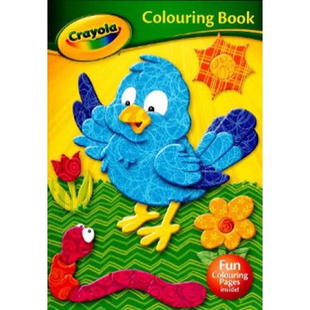 Crayola Bird Colouring Book | Large Shapes, High-Contrast Artwork