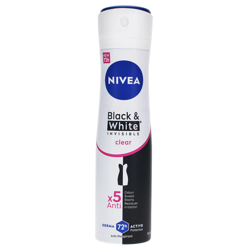 Nivea Invisible Anti-Stain Deodorant | 48-Hour Protection | 250ml