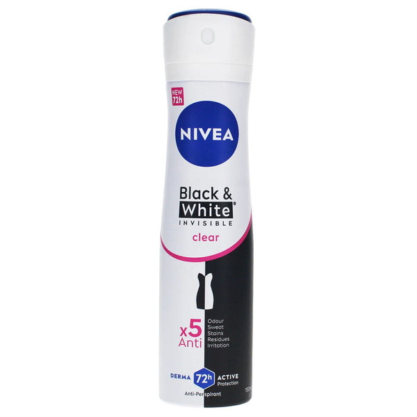 Nivea Invisible Anti-Stain Deodorant | 48-Hour Protection | 250ml