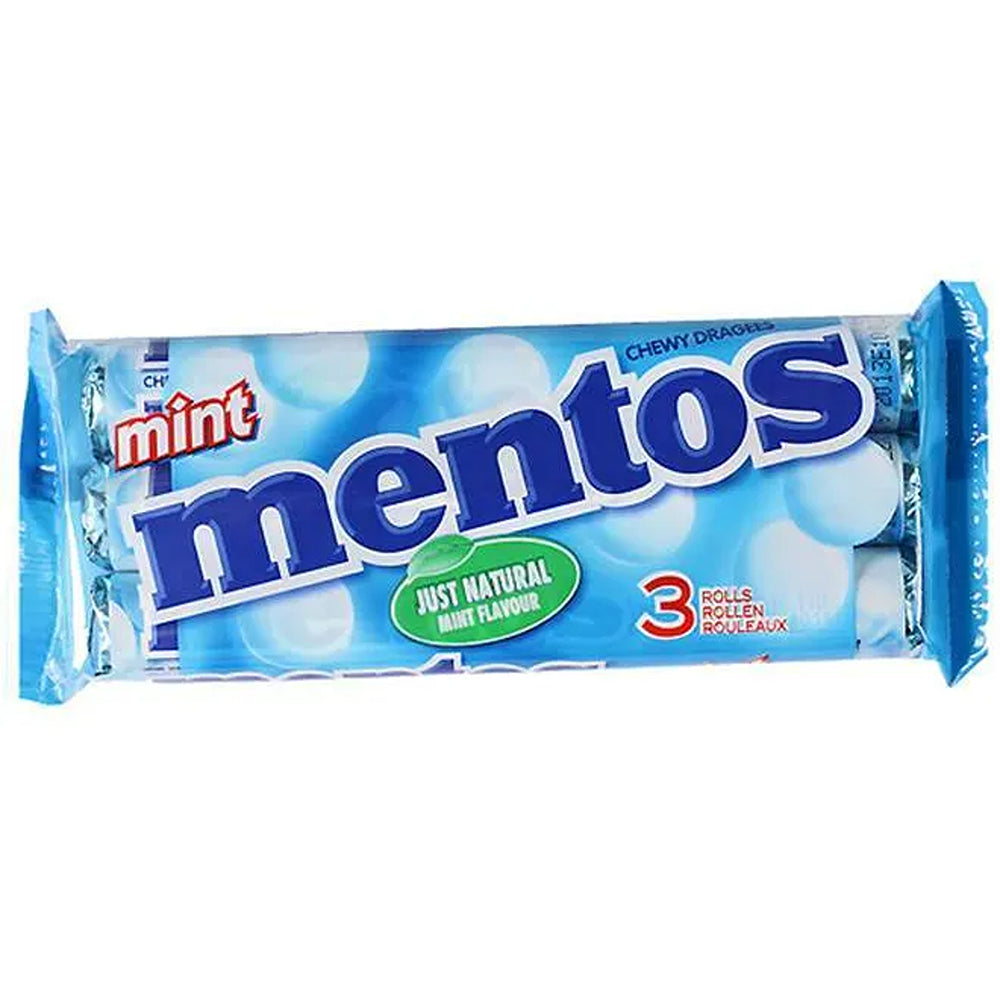 Mentos Chewy Dragees Mint | Pack of 3