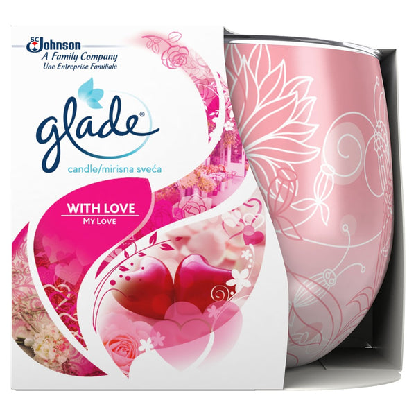 Glade I Love You Candle | Heartfelt Aroma | 120g