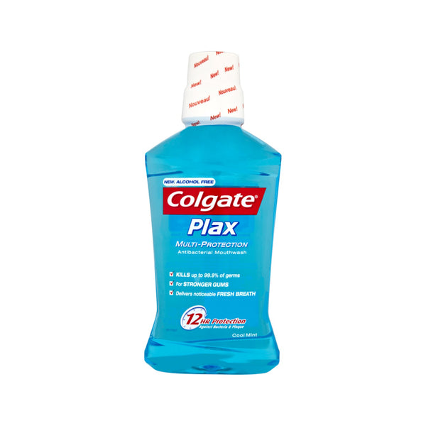 Colgate Plax Cool Mint Mouthwash | Alcohol-Free, Antibacterial