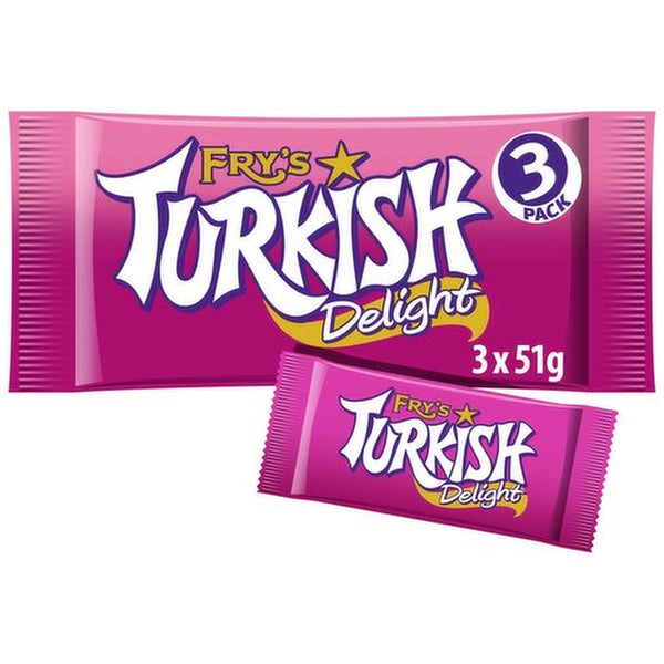 Fry's Turkish Delight | 3 Pack | 51g