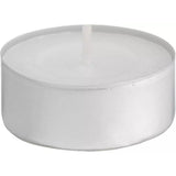 Baltus White Maxi Tealight Candles - Unscented, 10hr, 12 Pack