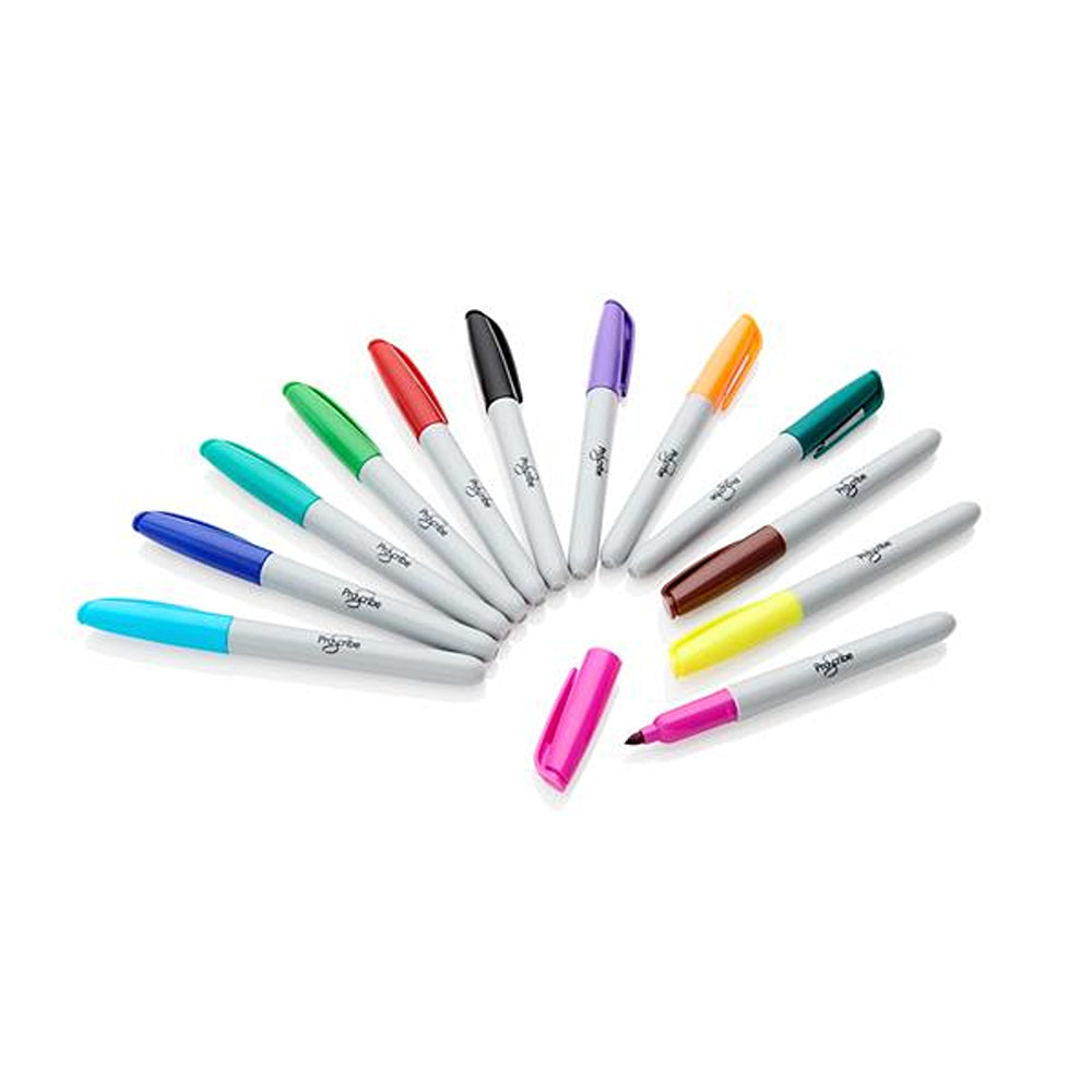 Pro Scribe Scribe Water Marker with Pop Top Lid BPA Free | Assorted Colours