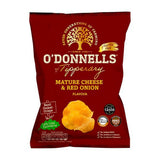 O'Donnells Mature Cheese and Red Onion Hand Cooked Crisps - 125g