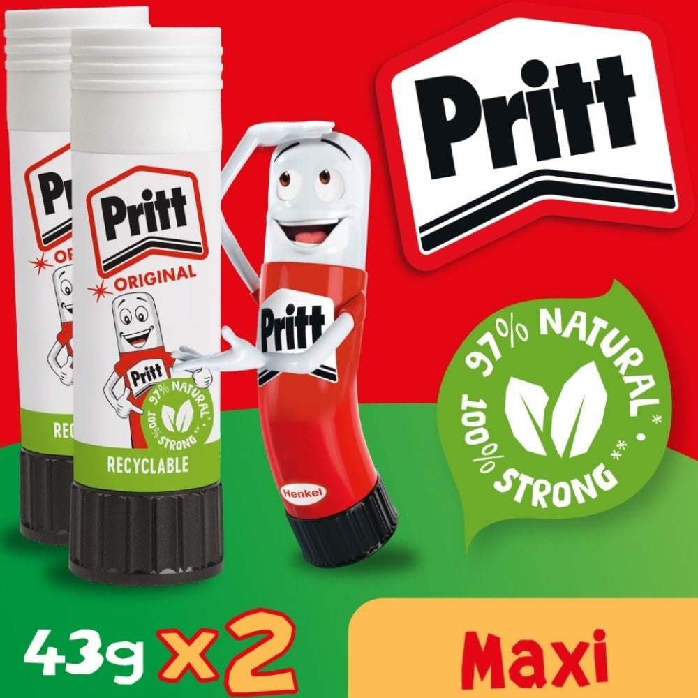 Pritt Glue Sticks - 2 Pack