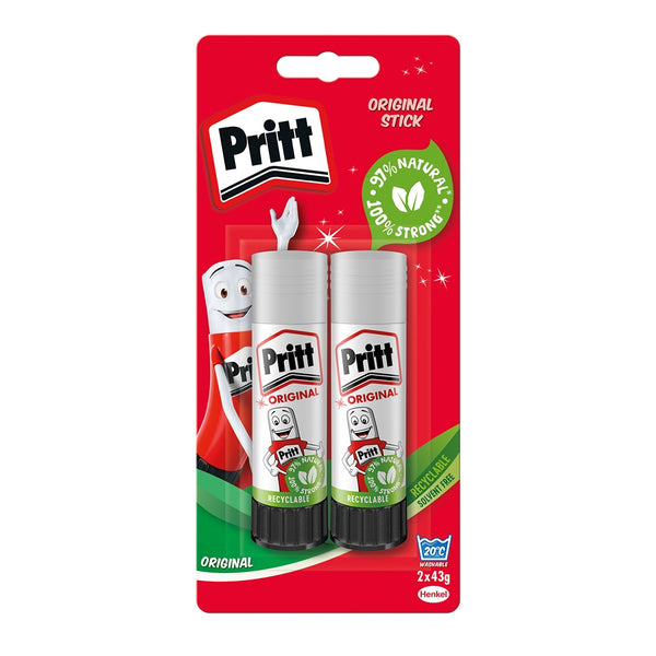 Pritt Glue Sticks - 2 Pack