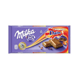 Milka Daim Alpine Milk Chocolate Bar with Crunchy Caramel Pieces | 100g