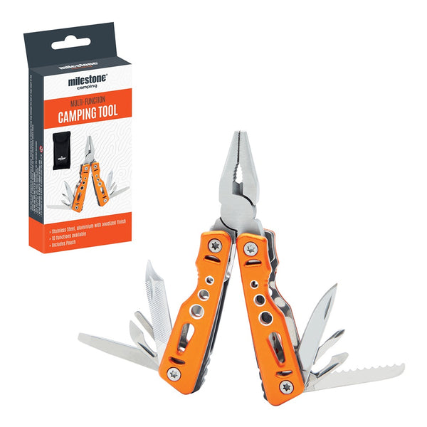 Milestone Stainless Steel Camping Multi Tool 