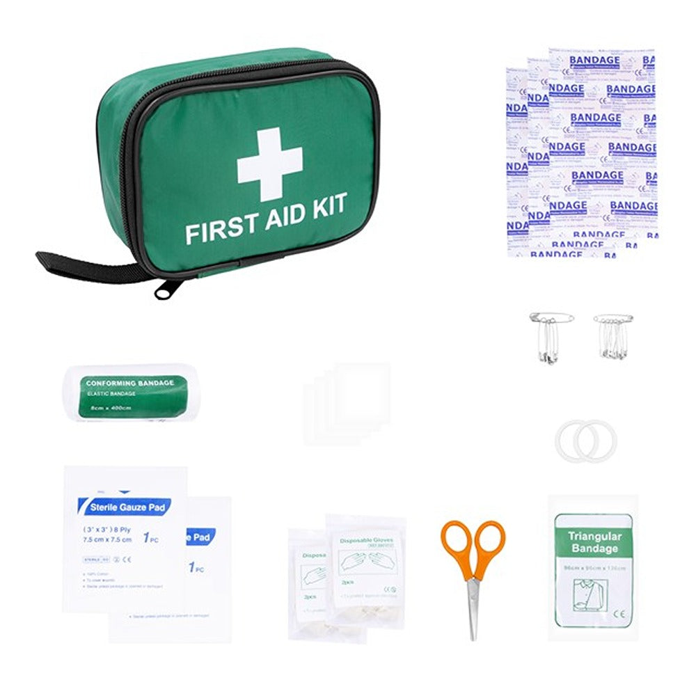 Milestone Emergency First Aid Kit 45 Pieces | Compact Case, Wrist Strap