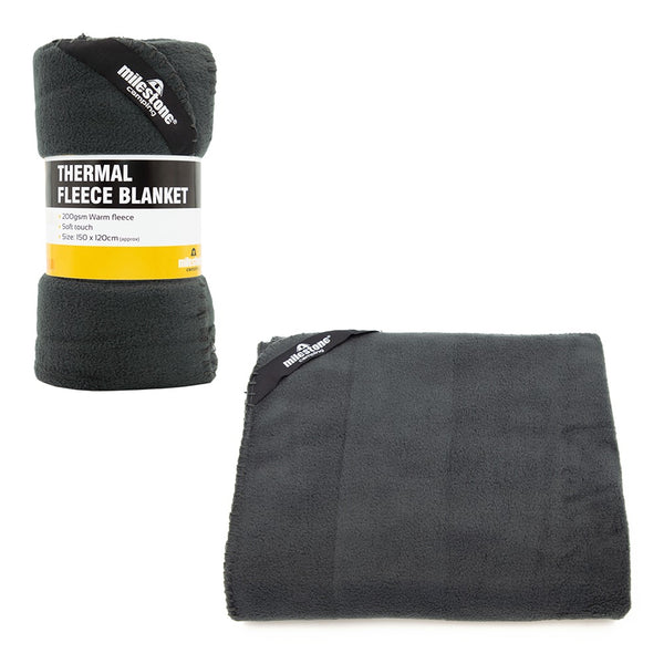 Milestone Thermal Polar Fleece Blanket | 150 x 120 cm 