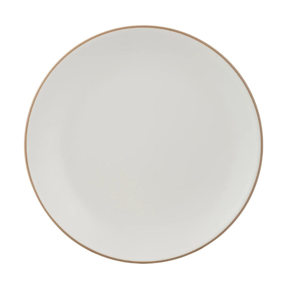Mason Cash Classic Cream Round Dinner Plate | 26cm, Warm-Toned Rim