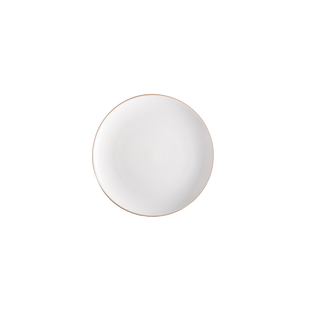 Mason Cash Cream Classic Round Side Plate | 20cm, Glossy Finish