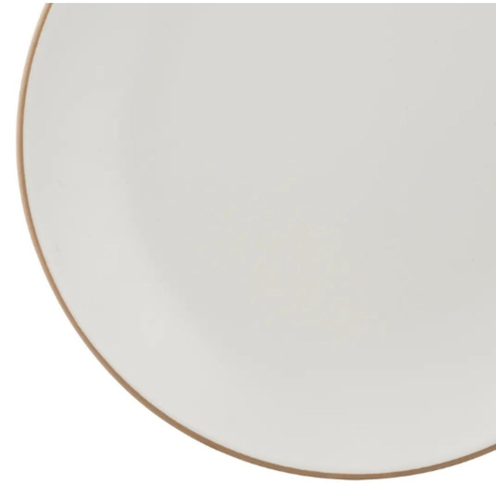 Mason Cash Cream Classic Round Side Plate | 20cm, Glossy Finish