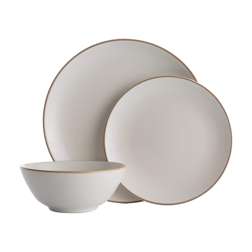 Mason Cash Cream Classic Round Side Plate | 20cm, Glossy Finish