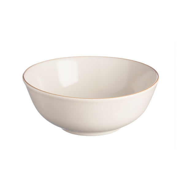 Mason Cash Classic Cream Bowl | 17cm, Glossy Finish, Footed Base