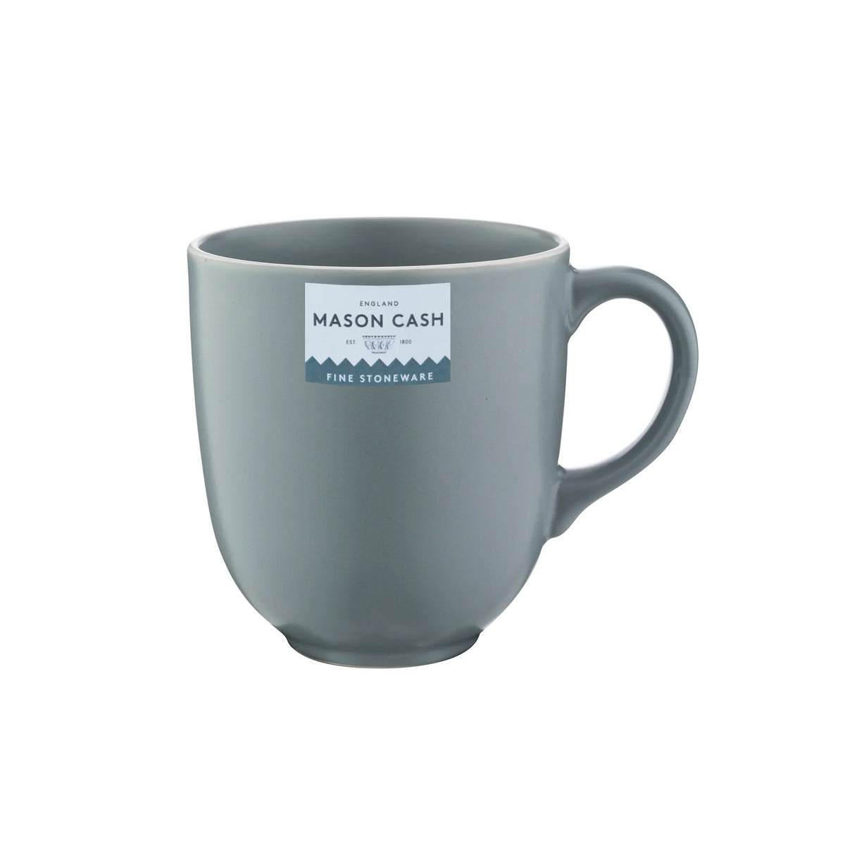 Mason Cash Classic Grey Ceramic Mug | Excellent Heat Retention