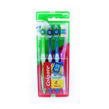 Colgate Premier Clean Medium Toothbrushes | Pack of 4, Assorted Colours