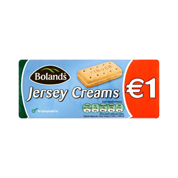 Bolands Jersey Creams Sandwich Biscuits | 150g, No Hydrogenated Fat