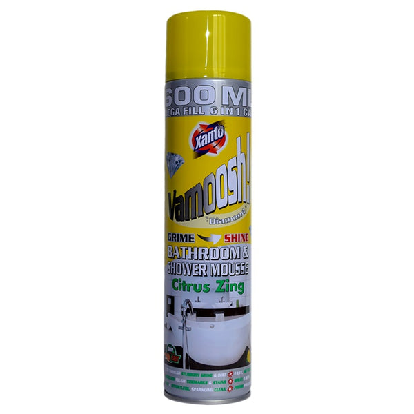 Xanto Vamoosh Bathroom & Shower Mousse | Citrus Zing Scent | 600ml