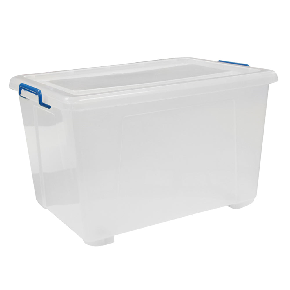 Kingfisher Plastic Storage Box with Wheels | 90L