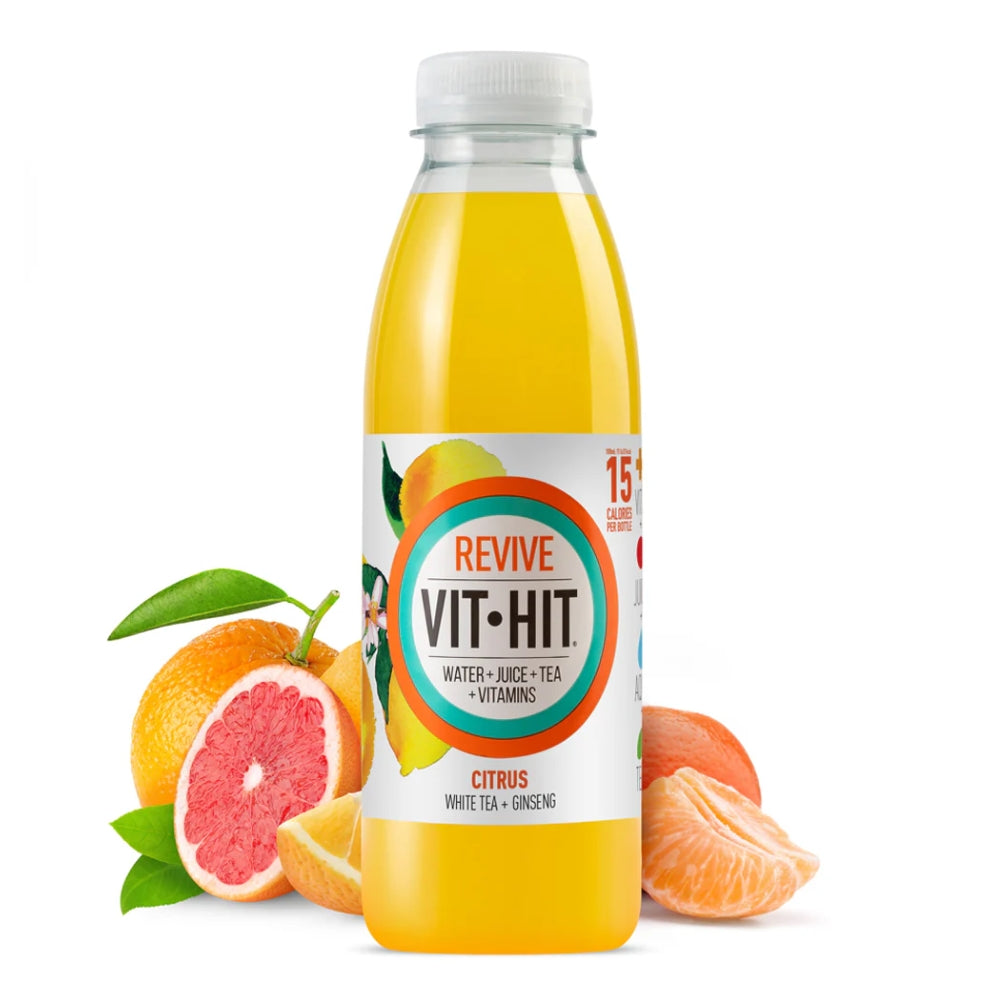 Vit Hit Revive Citrus & Ginseng: Low-Calorie, Energizing Drink