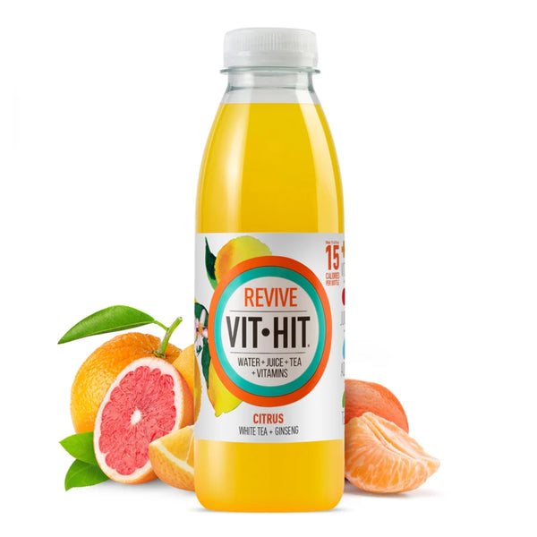 Vit Hit Revive Citrus & Ginseng: Low-Calorie, Energizing Drink