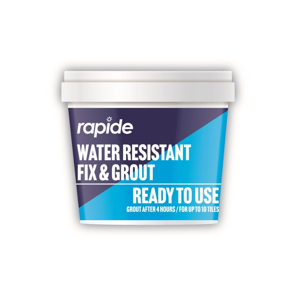 Rapide Ready to Use Water Resistant Fix &amp; Grout Tub | 470g