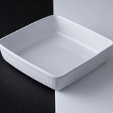 Mason Cash Classic Ceramic Square Oven Dish | Light Grey, 24cm