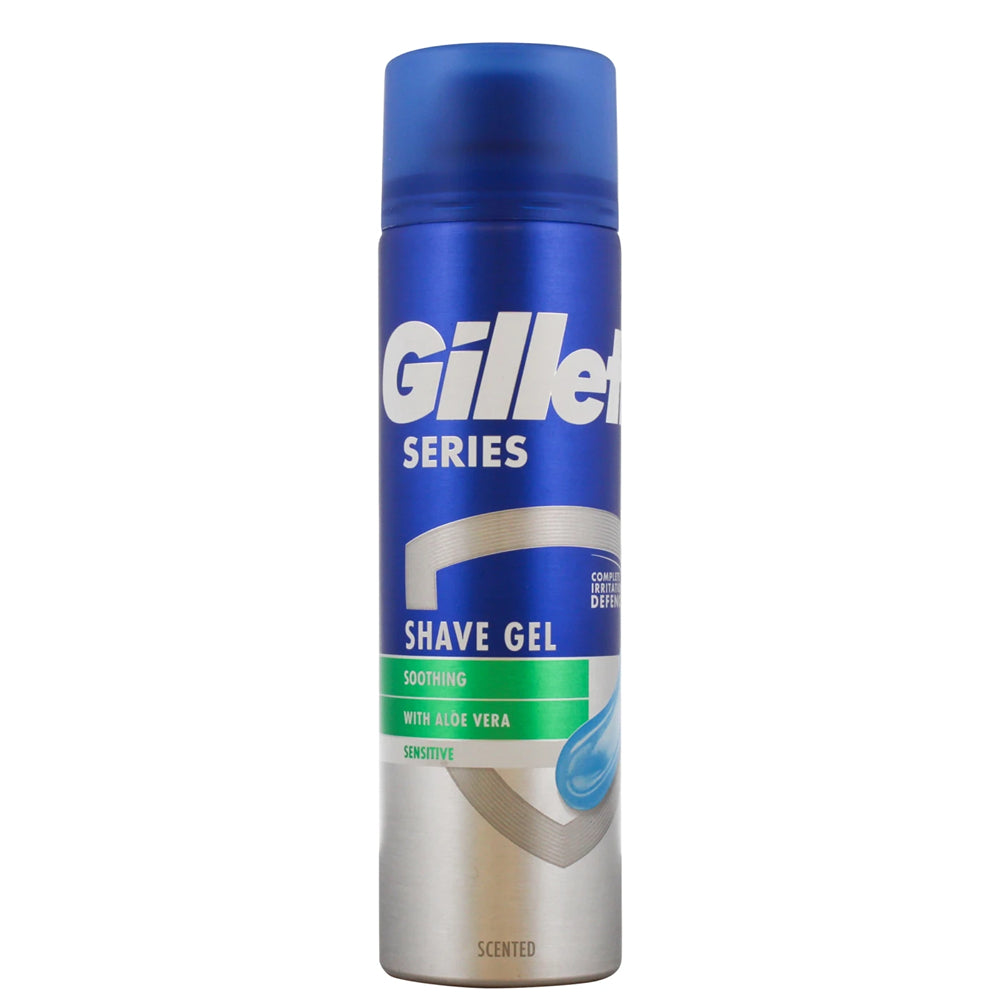 Gillette Sensitive Shaving Gel | Aloe Vera | 200ml