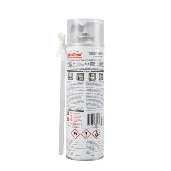 UniBond White Teq Expanding Foam - 500ml