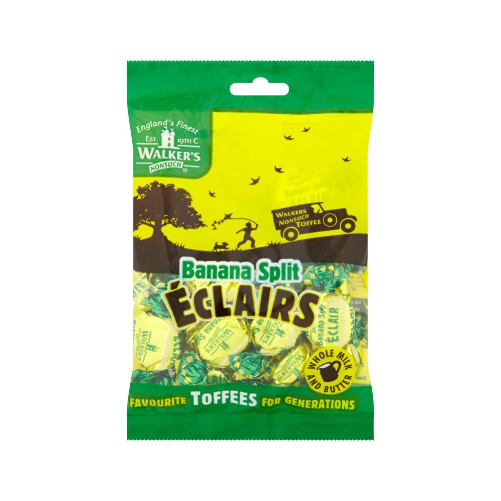 thumbnail image 2 of Walkers Banana Eclair Toffees – 1kg Bulk Bag | Classic British 2 of 7