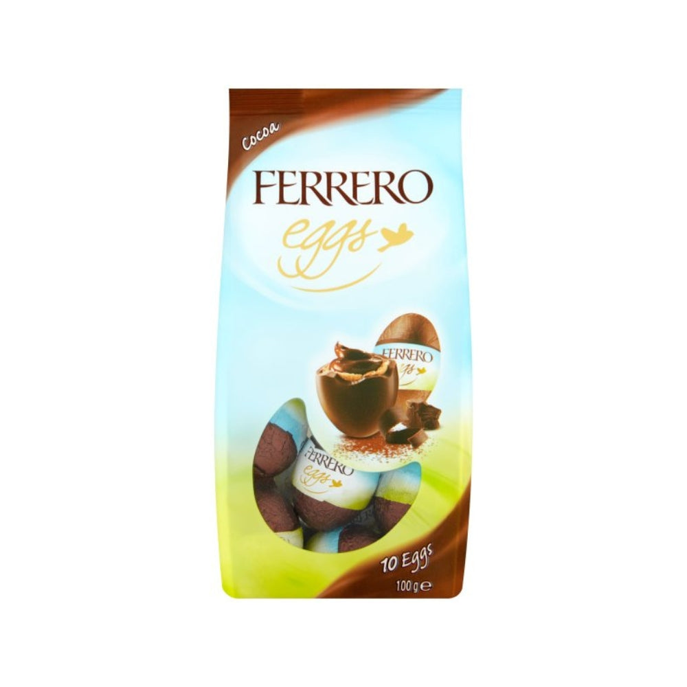 Ferrero Rocher Cocoa Cream Chocolate Eggs | 100g, Pack of 10